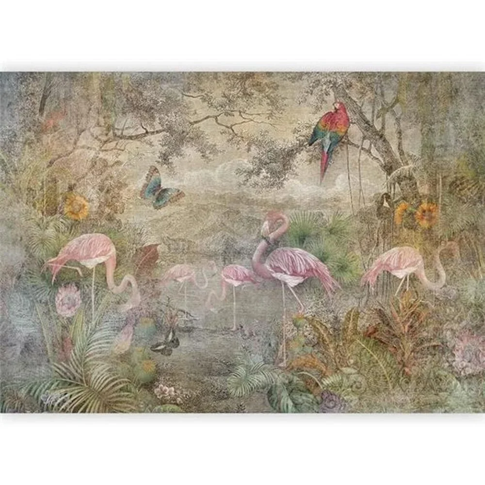 artgeist Premium Wall Mural Retro 138x101 in - XXL Non-Woven Wallpaper Fleece
